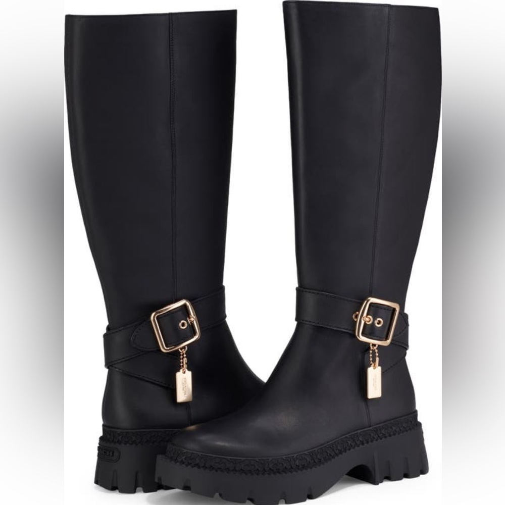 COACH James knee high boots sz 8.5